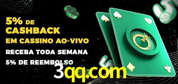 Promoções do cassino ao Vivo 3qq.com